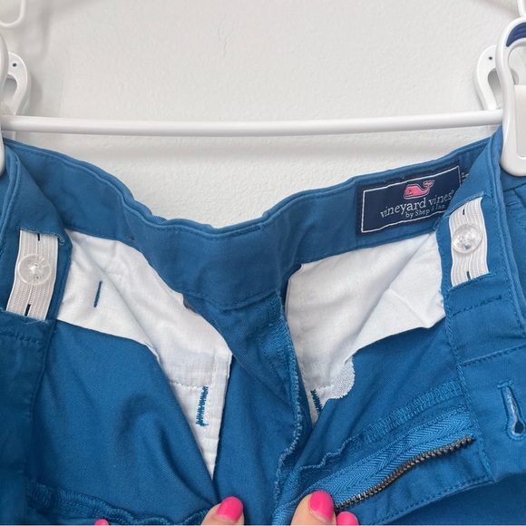 Vineyard Vines Boy's Whale Embroidered Breaker Shorts (Size 18, Schooner Blue) - Picture 6 of 11